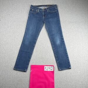 Ag Adriano Goldschmied Jeans Womens Size 26R Blue Denim Skinny *27.5x26